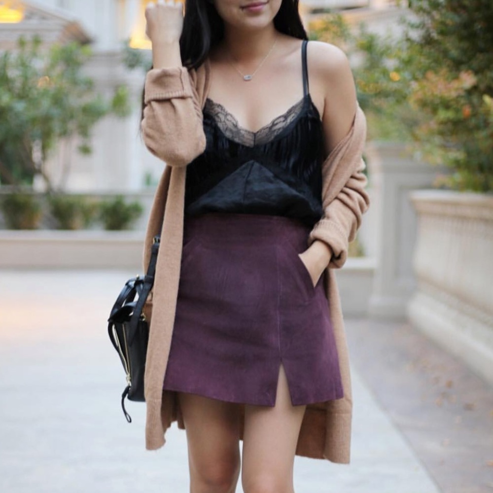 BlankNYC Suede Skirt